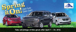 Spring it On Used Auto Sales Event